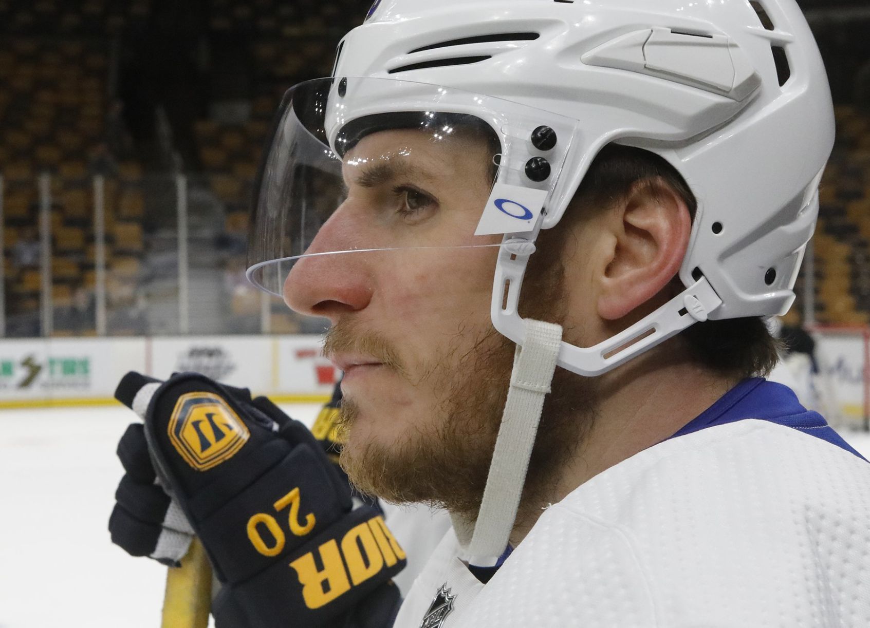 Blues and Bruins practice before the Stanley Cup